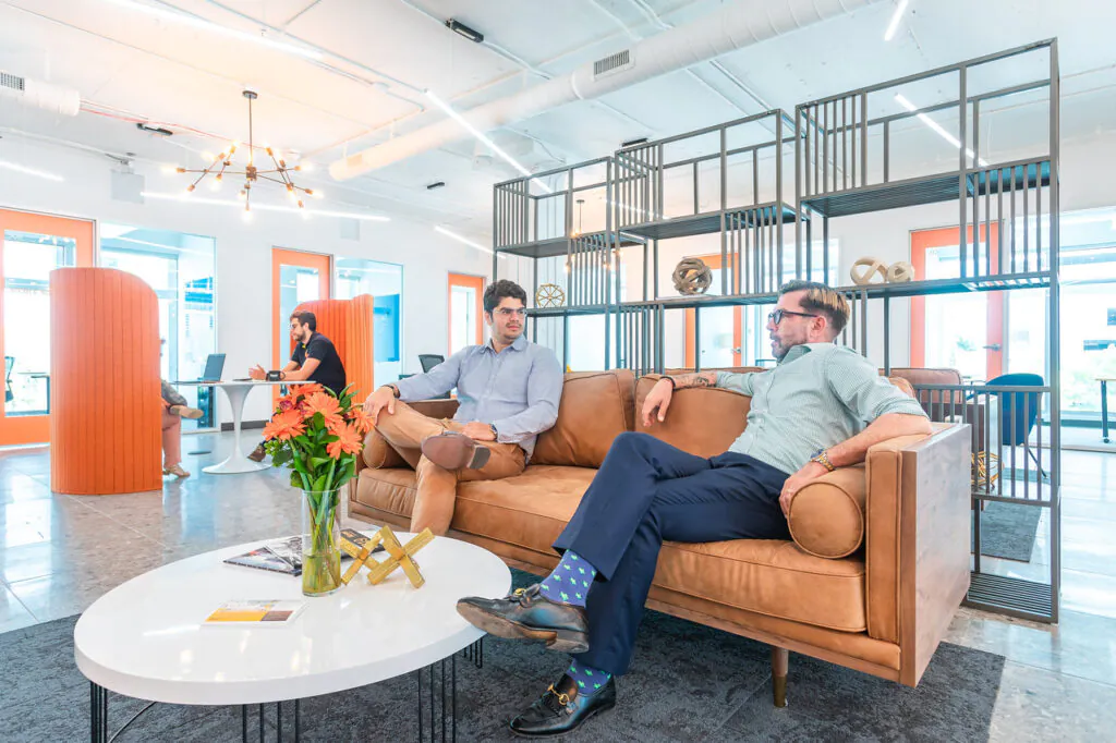 expansive biscayne coworking lounge